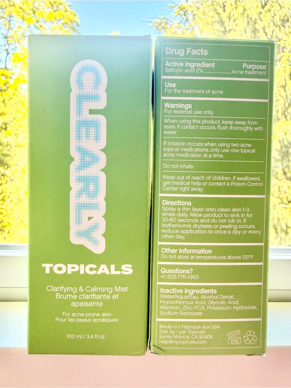 Topicals Clearly Clarifying & Calming Mist - TWO
